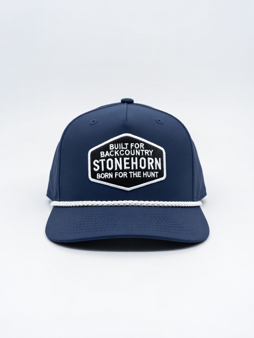 Stonehorn blue rope hat