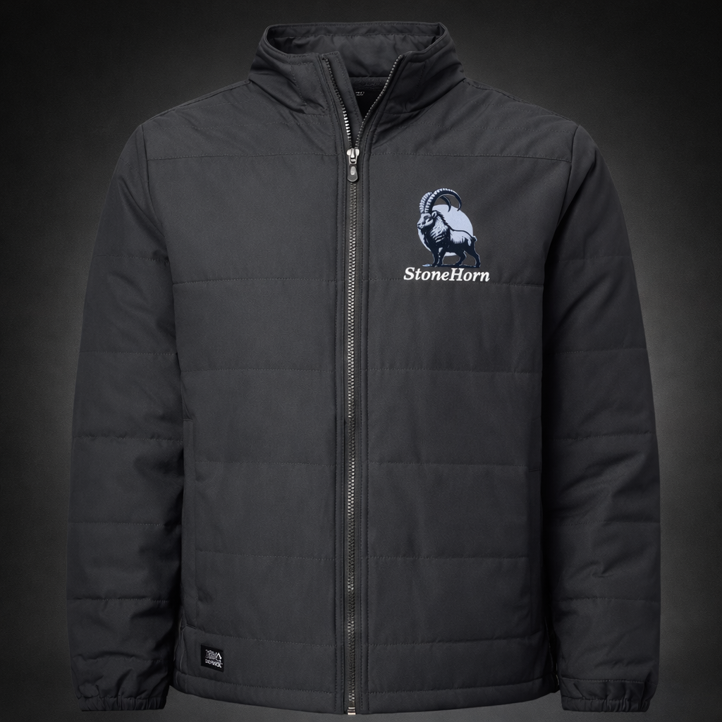 Stonehorn Black Quilted Jacket